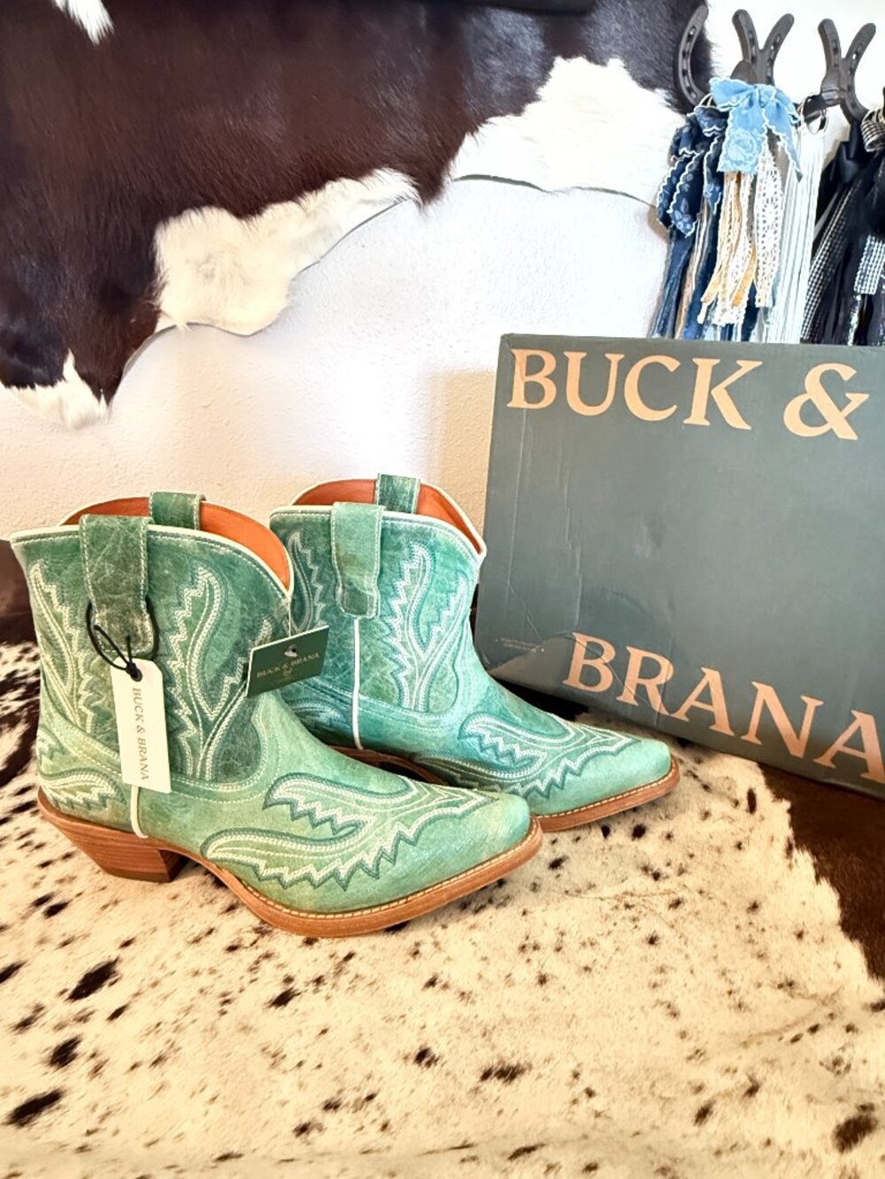 Buck & Brana - Eleanor Turquoise ($230 MSRP)